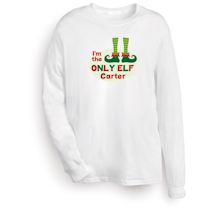 Alternate Image 4 for Personalized 'Only Elf' Shirt