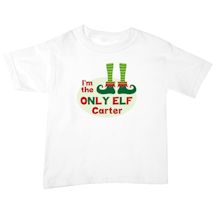 Alternate Image 6 for Personalized 'Only Elf' Shirt