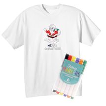 Product Image for Children's Color Your Own Santa T-Shirt & Markers Set
