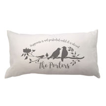 Alternate image Personalized "Happiness Shared" Pillow