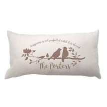 Alternate image Personalized "Happiness Shared" Pillow