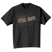 Alternate Image 1 for Personalized 'Your Name' Vintage Guitar Shoppe T-shirt