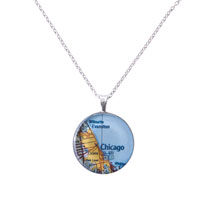 Product Image for Custom Map 1' Pendant Necklace