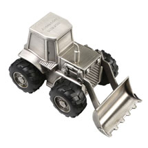 Product Image for Personalized Construction Vehicle Piggy Bank