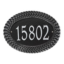 Alternate image for Personalized Chartwell Oval Address Plaque