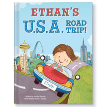 Alternate image for Personalized My USA Road Trip Children's Book