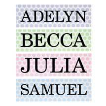 Alternate image for Personalized Child's Name Wood Wall Art