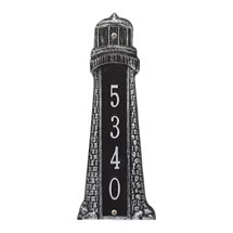 Alternate Image 1 for Personalized Lighthouse Address Plaque
