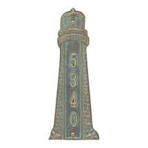 Alternate Image 2 for Personalized Lighthouse Address Plaque