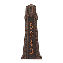 Alternate Image 4 for Personalized Lighthouse Address Plaque