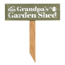 Alternate image Personalized Garden Shed Sign with Stake