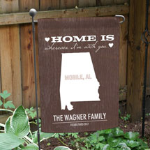 Alternate Image 3 for Personalized Home State Garden Flag