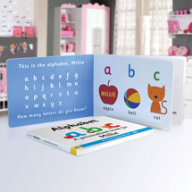 Alternate Image 2 for Personalized Learn the Alphabet Toddler Board Book