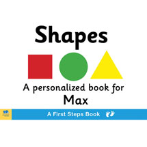 Alternate Image 3 for Personalized Learn Your Shapes Toddler Board Book
