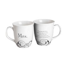 Alternate image Mr. & Mrs. Stoneware Mug Set