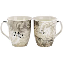 Alternate image Mr. and Mrs. Together Forever Coffee Mugs Set of 2
