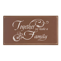 Alternate image Together We Make a Family Wood Plaque