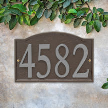 Alternate Image 7 for Personalized DIY Cast Metal Arch Address Plaque