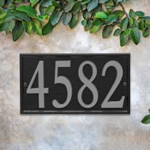 Alternate Image 17 for Personalized DIY Cast Metal Rectangle Address Plaque