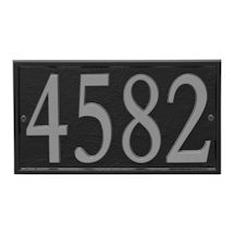 Alternate Image 19 for Personalized DIY Cast Metal Rectangle Address Plaque