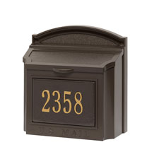 Alternate Image 3 for Whitehall Wall Mailbox Package