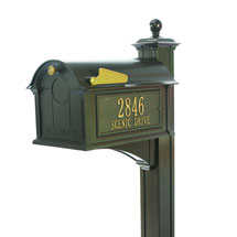 Alternate Image 2 for Whitehall Balmoral Mailbox and Post Package