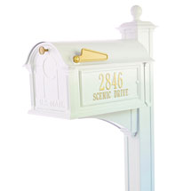 Alternate Image 1 for Whitehall Balmoral Mailbox and Post Package