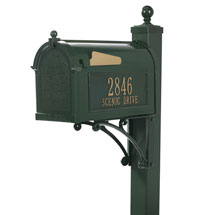 Alternate image for Whitehall Deluxe Capitol Mailbox and Post Package