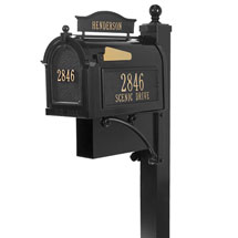 Alternate Image 2 for Whitehall Ultimate Capitol Mailbox and Post Package