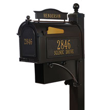 Alternate Image 1 for Whitehall Ultimate Capitol Mailbox and Post Package