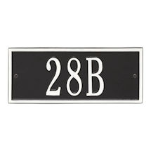 Alternate Image 5 for Whitehall Personalized Cast Metal Address Plaque - 10.5' x 4.25' - Allows Special Characters