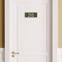 Alternate Image 6 for Whitehall Personalized Cast Metal Address Plaque - 10.5' x 4.25' - Allows Special Characters