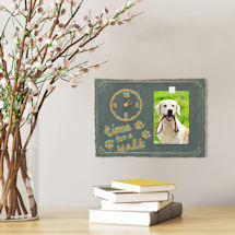Alternate Image 2 for 'Time For A Walk' Pet Photo Wall Clock