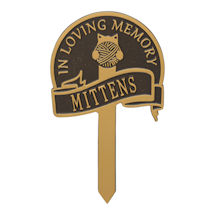 Alternate Image 7 for Personalized Cat Memorial Yard Plaque