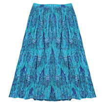 Alternate image Women's Peasant Skirt - Broomstick Maxi in Blues and Purples