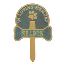 Alternate Image 3 for Personalized Dog Memorial Yard Plaque