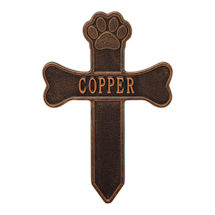 Alternate Image 2 for Personalized Dog Memorial Cross