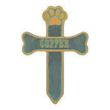 Alternate Image 4 for Personalized Dog Memorial Cross