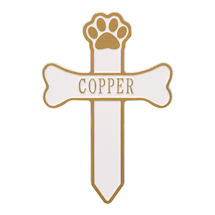 Alternate Image 8 for Personalized Dog Memorial Cross