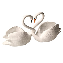 Alternate Image 2 for Loving Swans Sculptures 