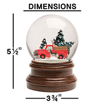 Alternate image for Special Delivery Truck Musical Snow Globe