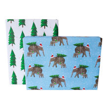 Alternate image Peaceful Elephants Gift Wrap
