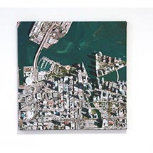 Product Image for Personalized Aerial Photo Satellite Image Canvas Print