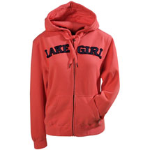 Alternate Image 4 for Lake Girl Hoodie for Women with Zip Front