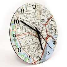Alternate image for Personalized USGS Map Wall Clock