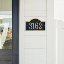 Alternate image for Personalized Arch House Number Plaque