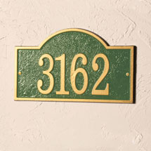 Alternate Image 3 for Personalized Arch House Number Plaque