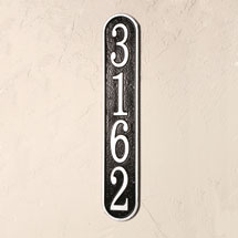Alternate Image 1 for Personalized Vertical House Number Plaque