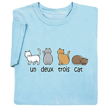 Product Image for One Two Three Cat T-Shirt or Sweatshirt