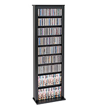 Slim Barrister Tower For CDs & DVDs